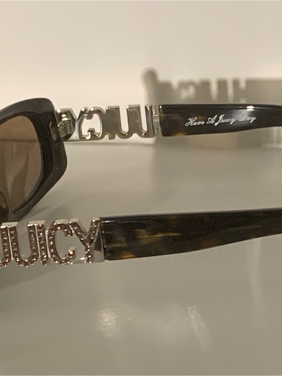 Juicy Couture Black Sunglasses with Pink Case and Gold Logo main image 7